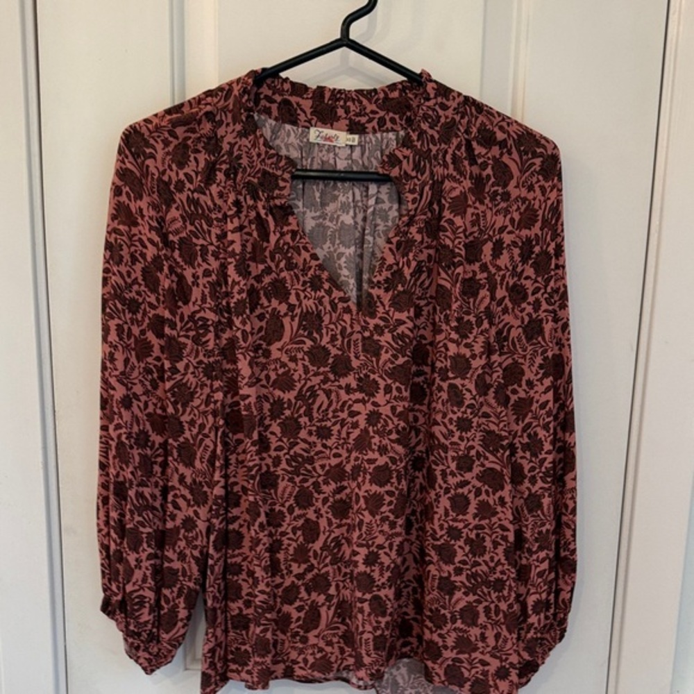 Faherty Floral Print Women's Top